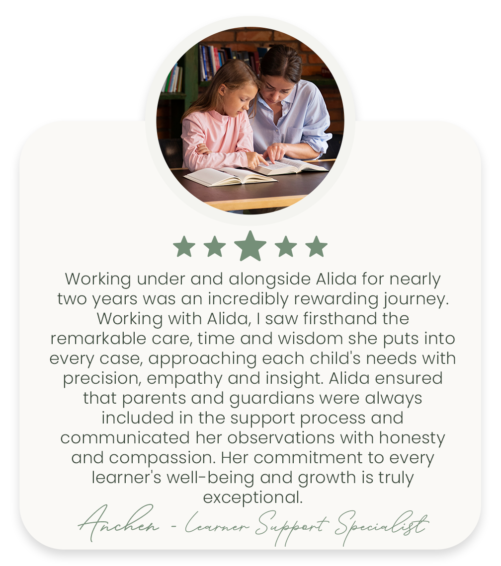 Alida Potgieter Testimonial